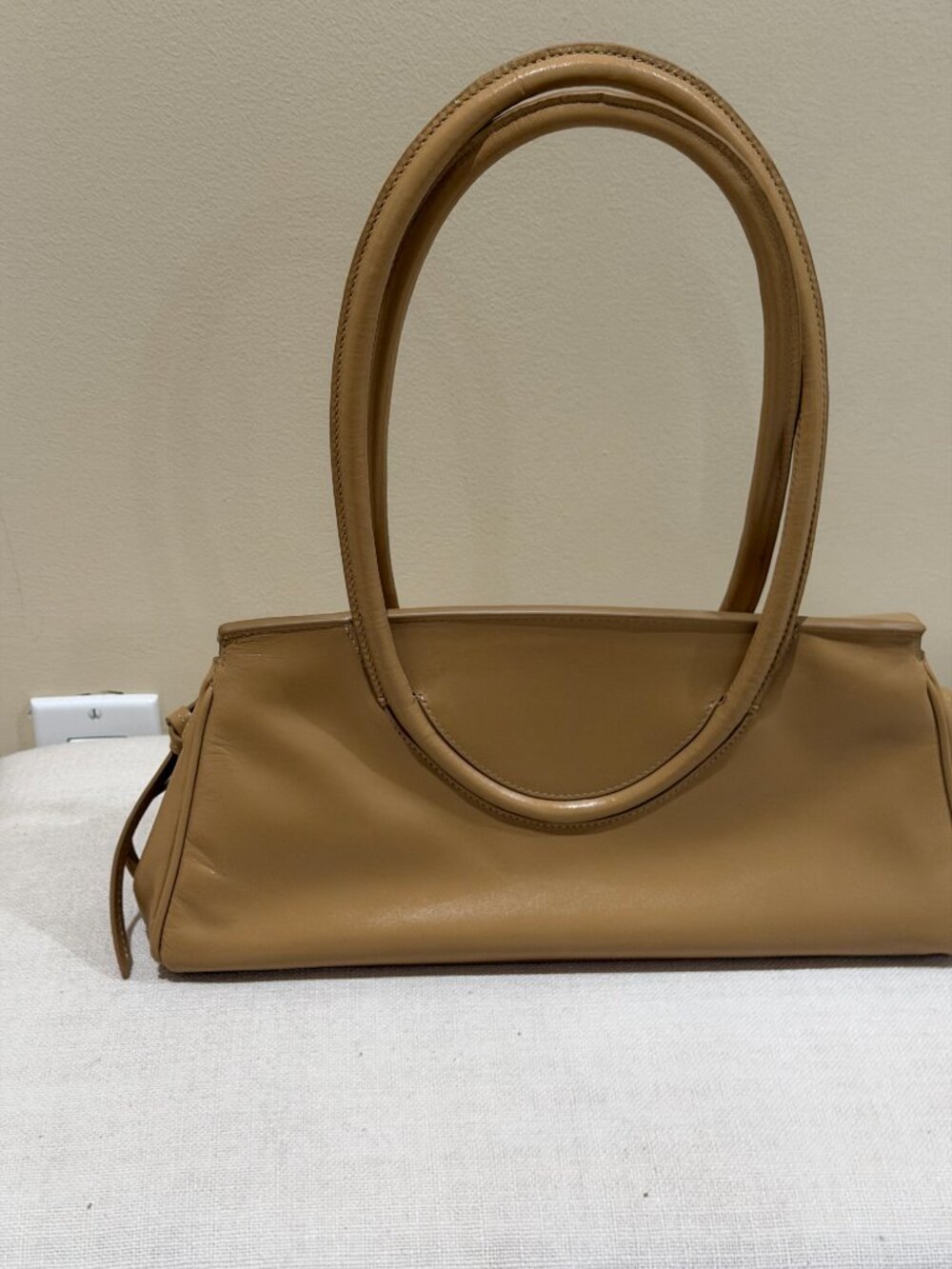 STAUD MAUDE SHOULDER BAG-CAMEL LEATHER - Picture 3 of 4